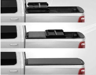 Soft Tri-Fold Tonneau Cover  2015 - 2024 Ford F-150 5'7" Bed