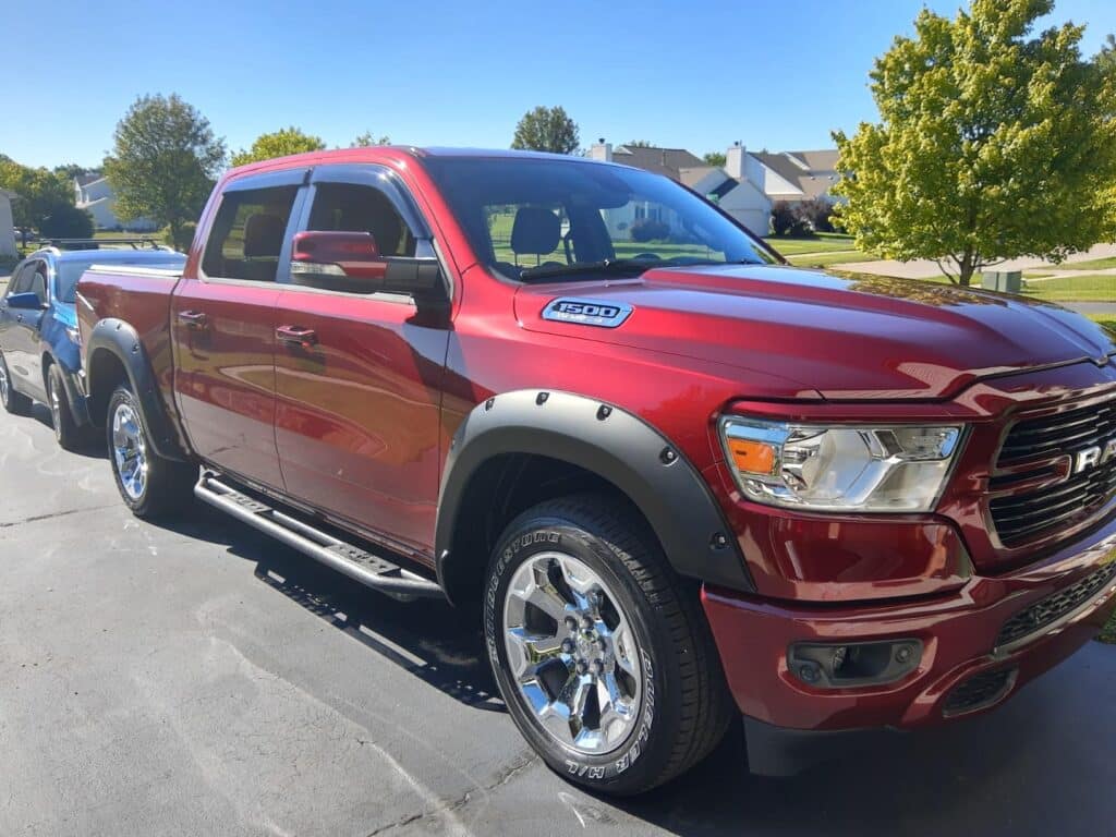 RAM 1500 DT Fender Flares 50 mm Pocket Style - The Best RAM Accessories