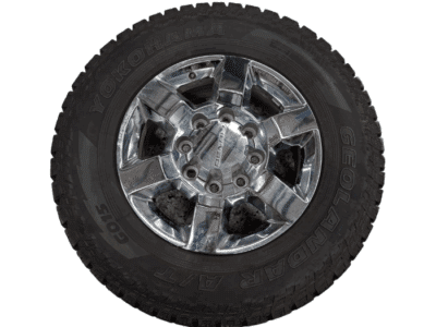 Used Yokohama Geolandar A/T G015 Tyres with GMC 20x9” Polished Aluminium Rims