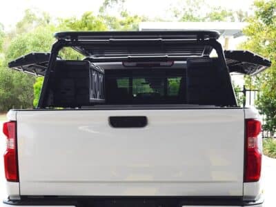 Bed Rack System With 2 x Tool Boxes and Top Platform Fit  Ford F-150 Raptor