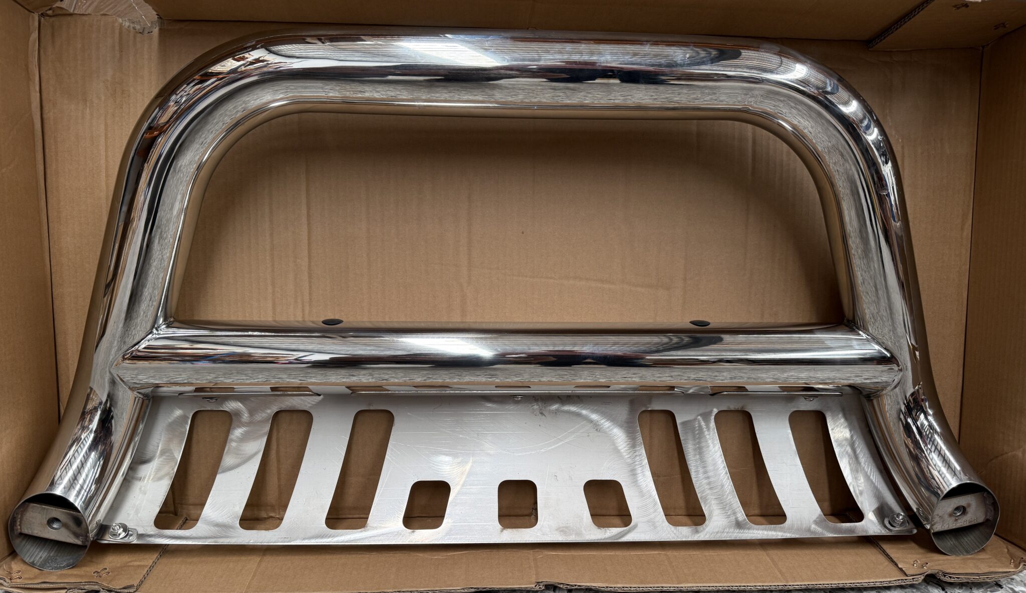 3" Stainless Steel Nudge Bar for Ram 1500 DS – Clearance Sale (Minor Bend) - Image 3