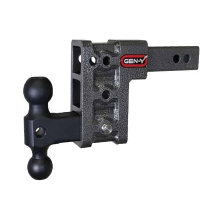 GEN-Y HITCH Mega Duty Drop Hitch 7000kg 2″ Receiver 5″ Drop (3 Adjustable Positions) 50/70mm Versa Ball