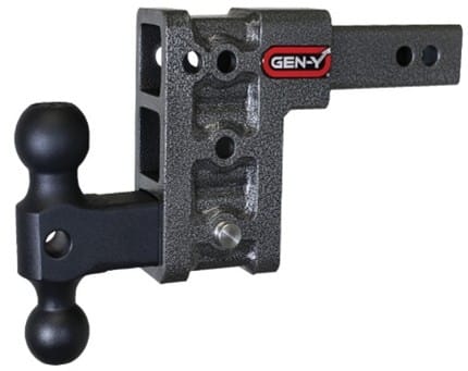 Gen-Y Hitch Mega Duty Drop Hitch 4500Kg – 2 Receiver – 5 Drop – 5070mm Versa Ball (3 Adjustable Positions)